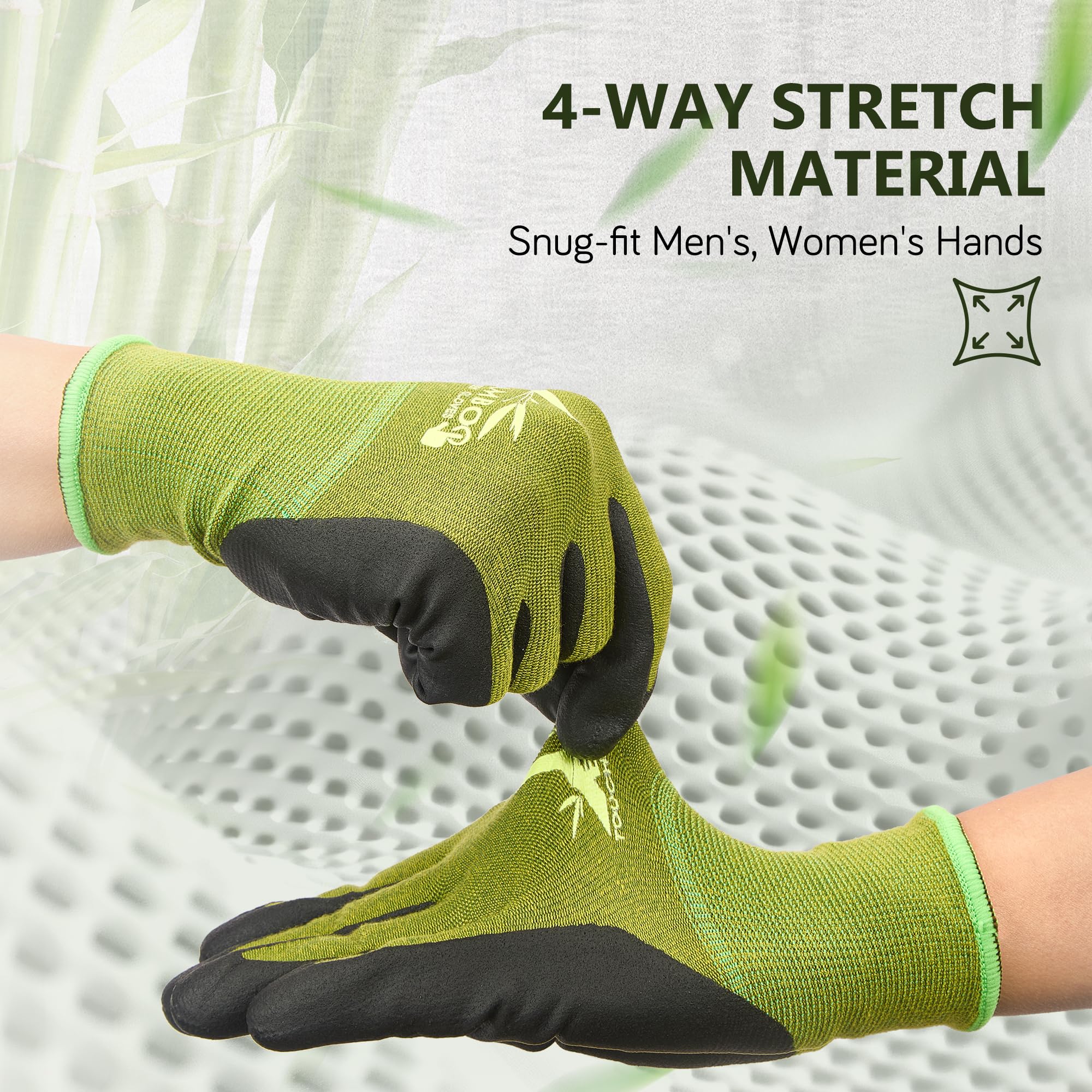 Two pairs of COOLJOB Gardening Gloves in packaging