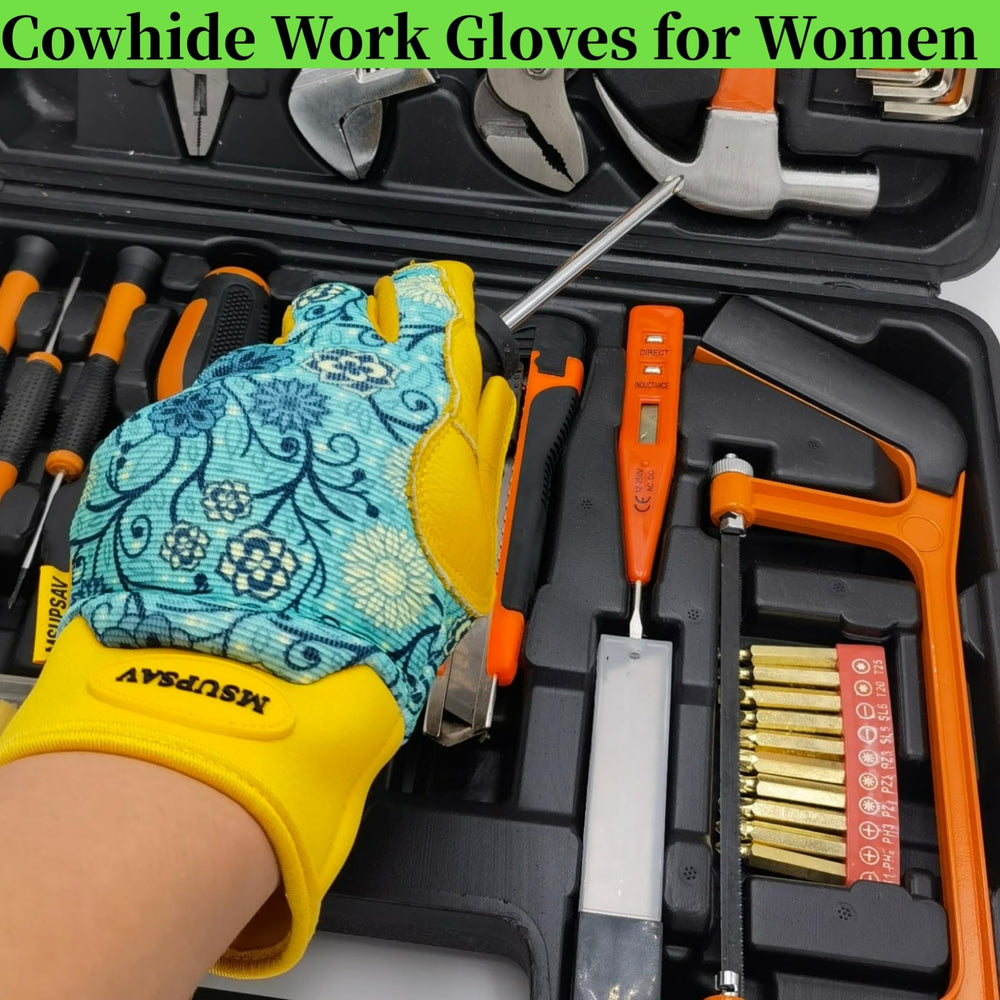 Two pairs of MSUPSAV Garden Gloves in packaging