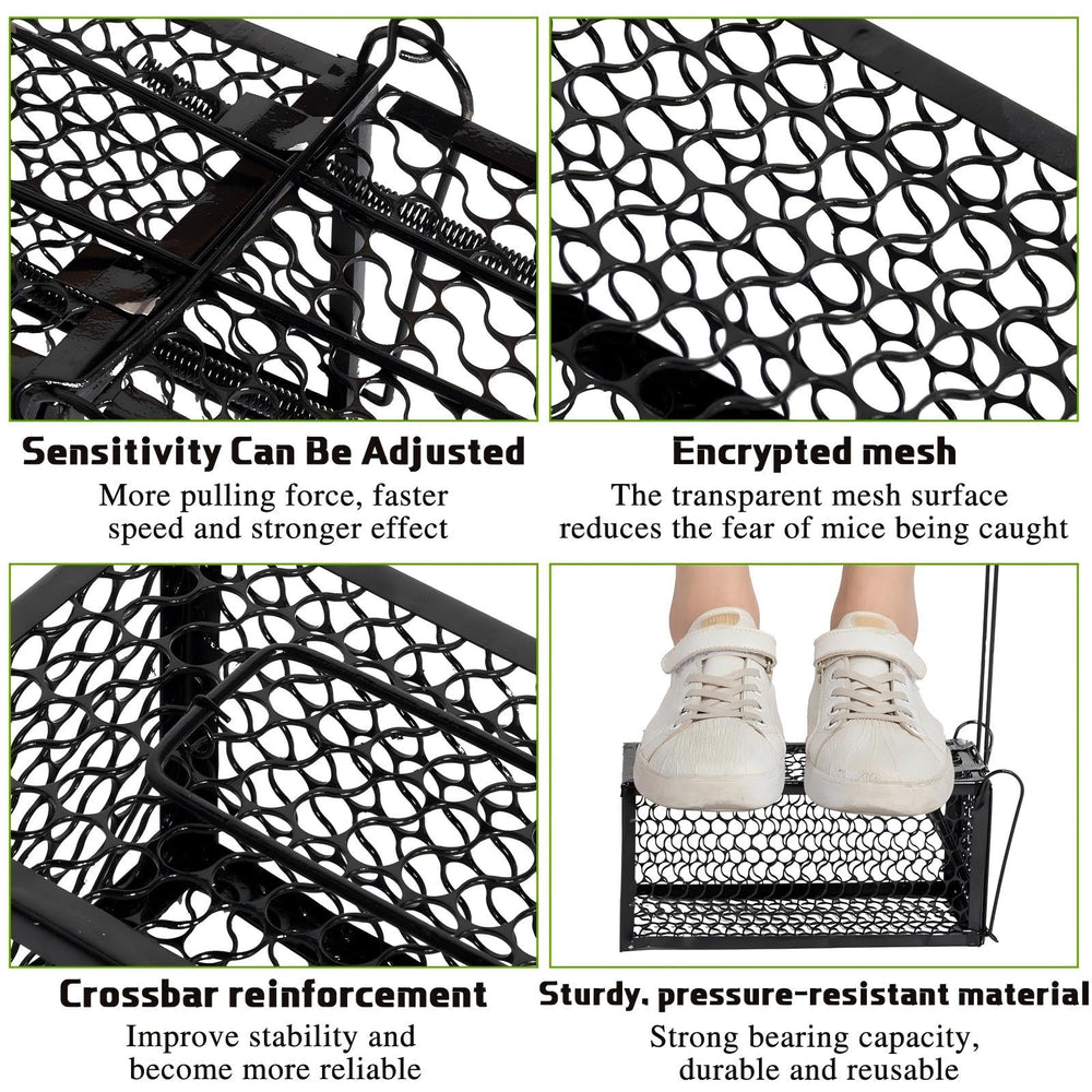 Two Qualirey live animal cage traps in packaging