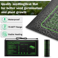 Two RooTrimmer seed trays side by side with clear humidity domes
