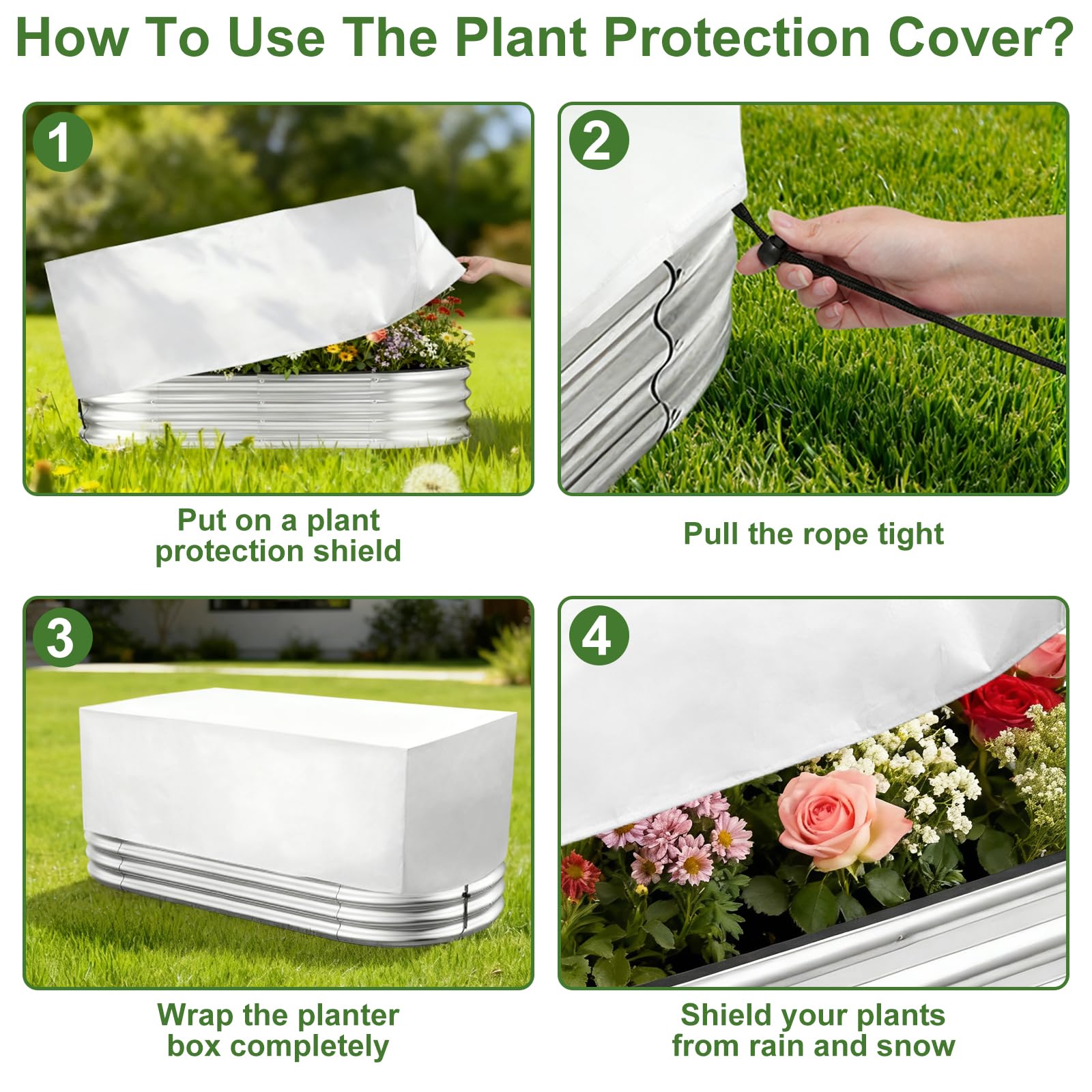 Two YTJ plant covers in white packaging