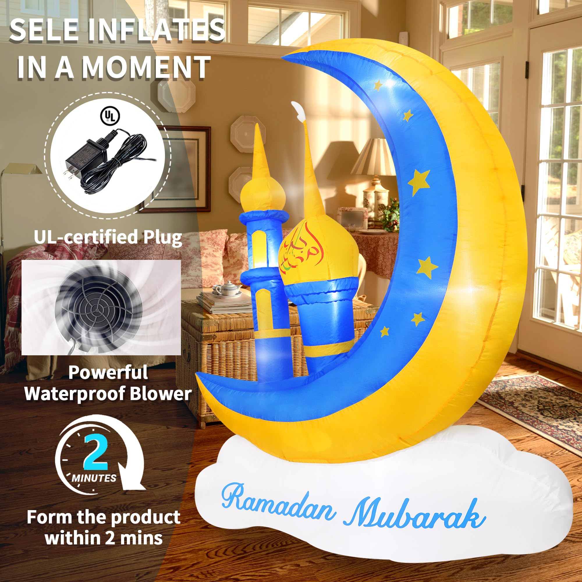 TwoBees inflatable decoration displayed at an outdoor party
