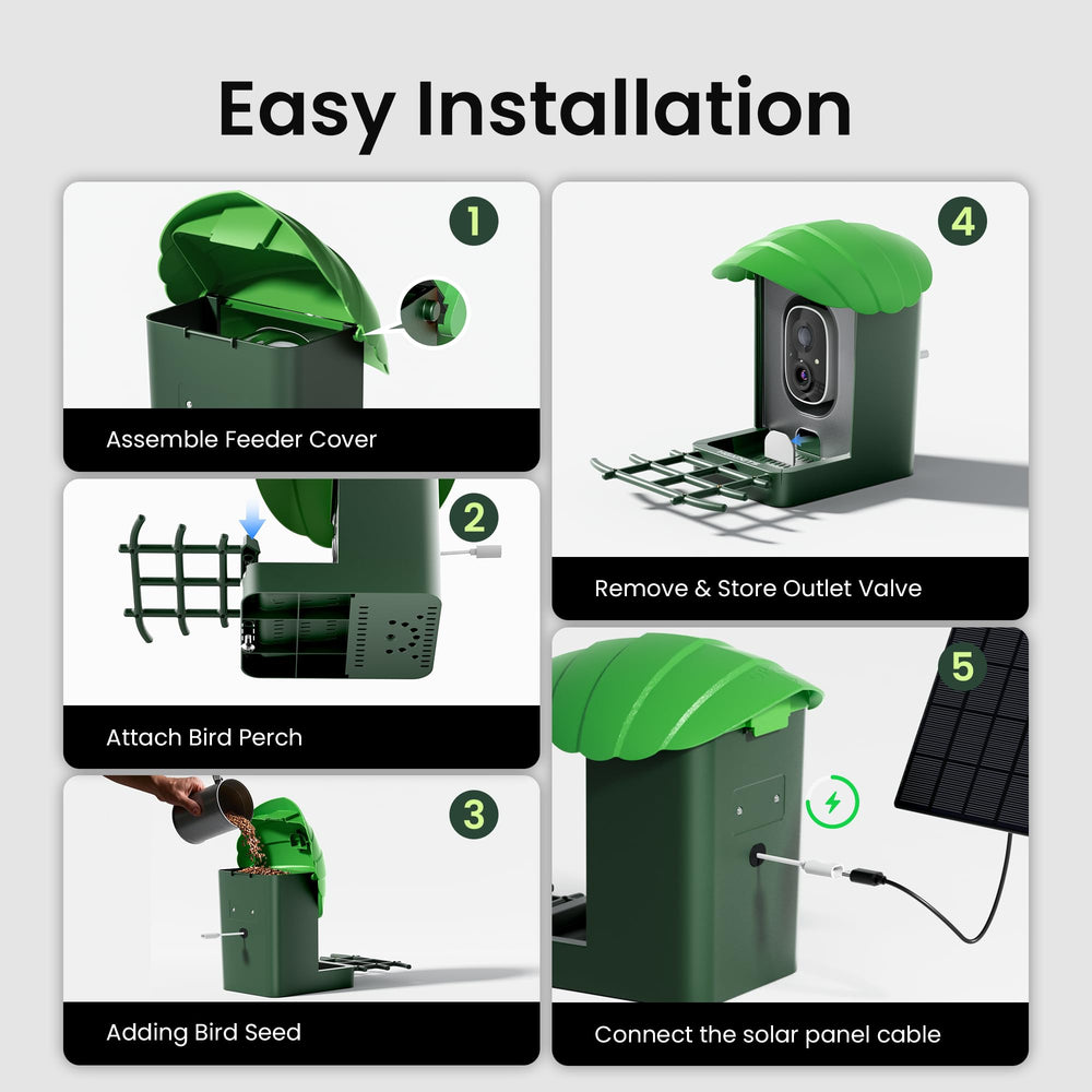Type-C power cable for HEAPETS Smart Bird Feeder