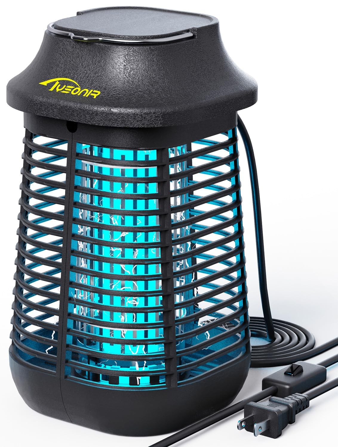 Tysonir Bug Zapper 4200V front view with protective outer guard