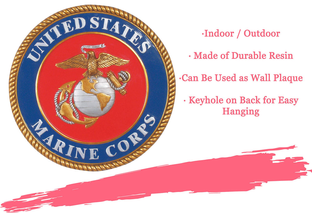 U.S. Marines stepping stone in outdoor setting