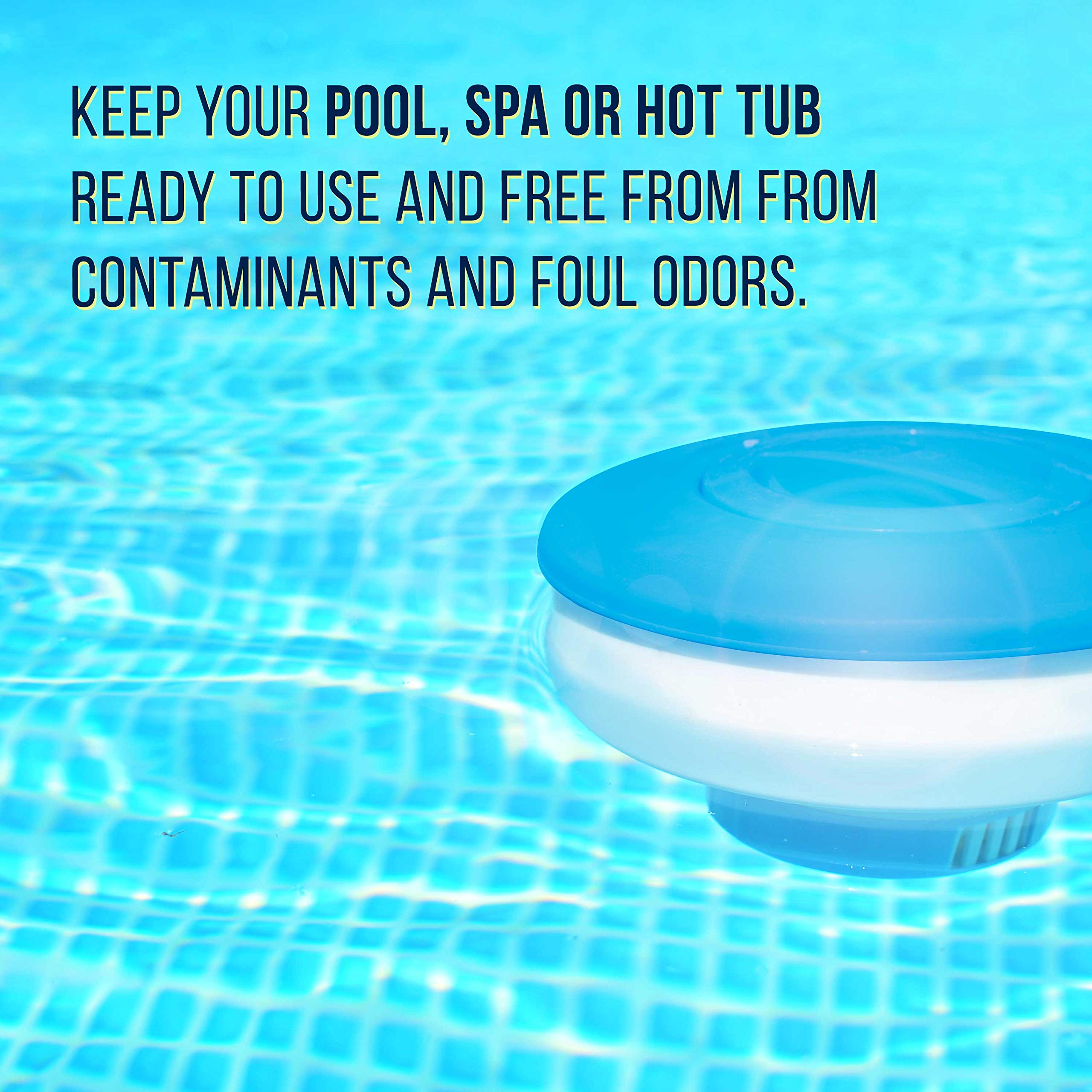 U.S. Pool Supply Floating Chlorine Dispenser side view