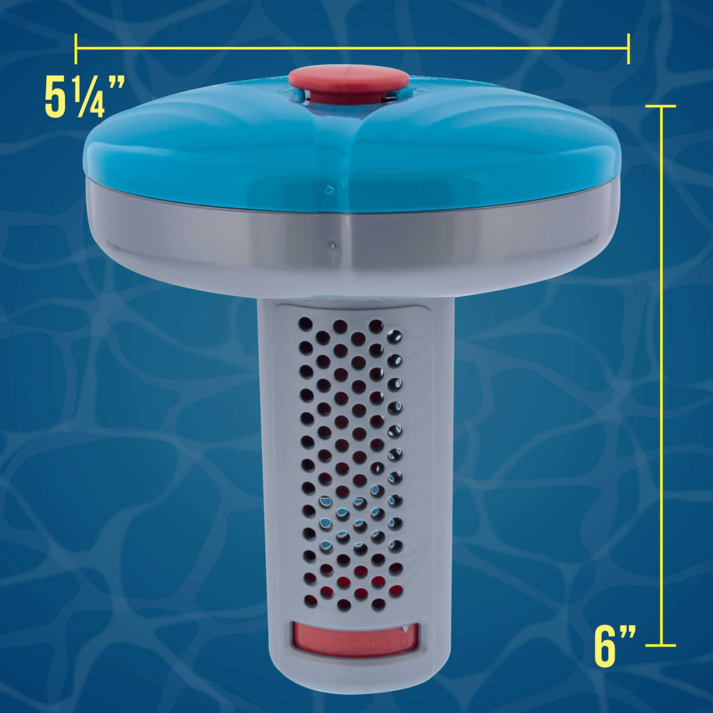 U.S. Pool Supply Floating Chlorine Dispenser with 1" tablets