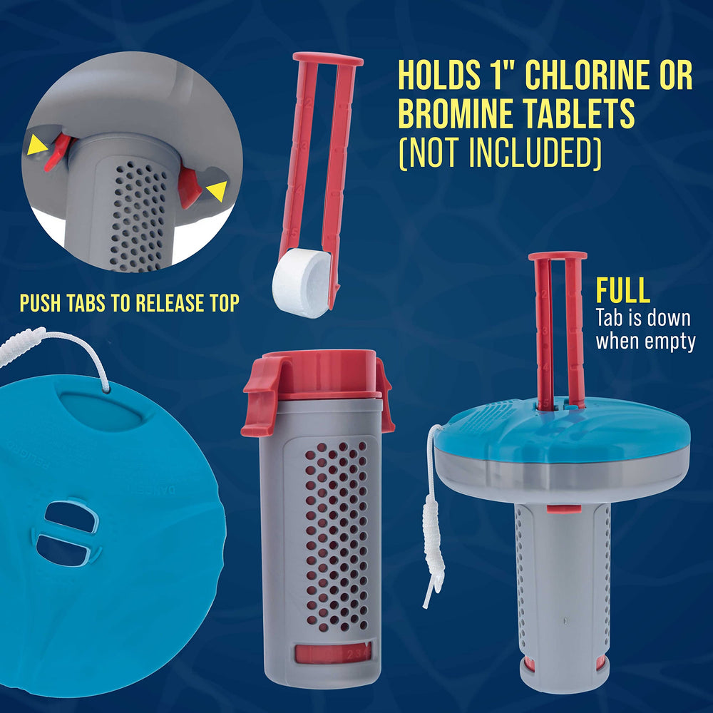 U.S. Pool Supply Floating Chlorine Dispenser with adjustable settings