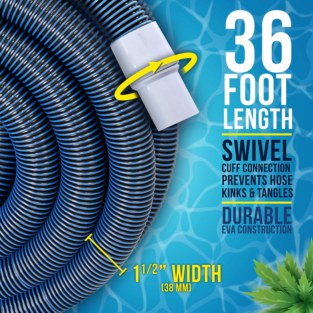 U.S. Pool Supply heavy duty vacuum hose spiral-wound texture