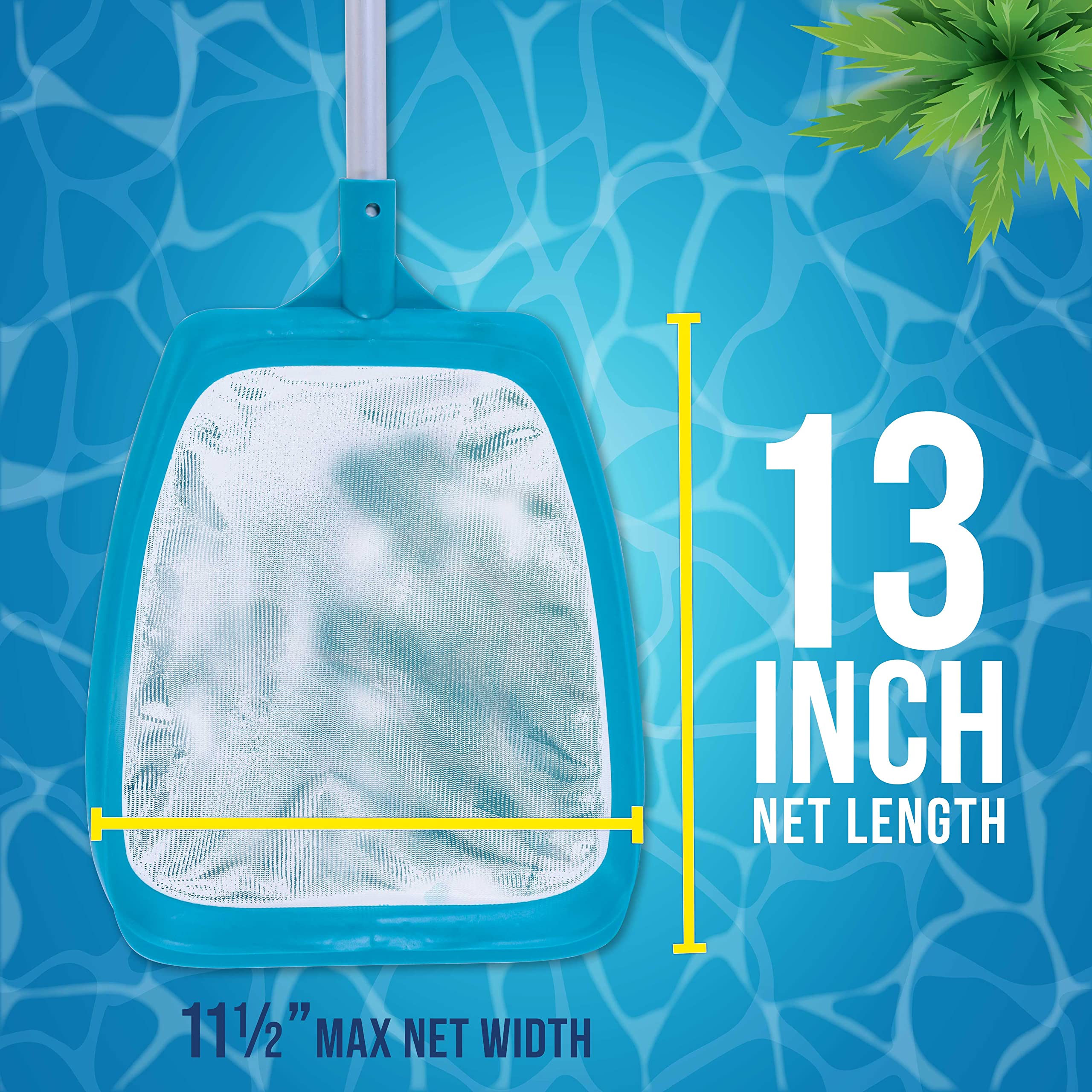 U.S. Pool Supply Leaf Skimmer Net close-up of nylon mesh