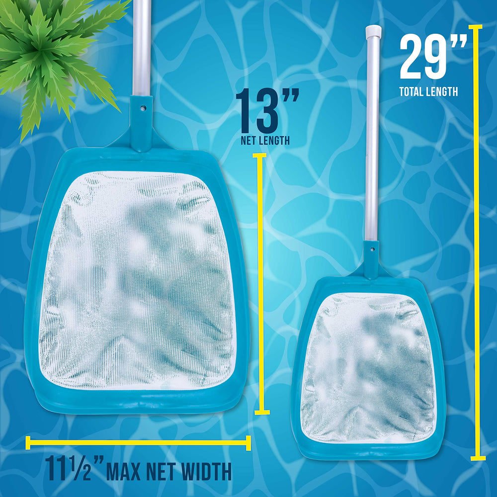 U.S. Pool Supply Leaf Skimmer Net in use at a pool