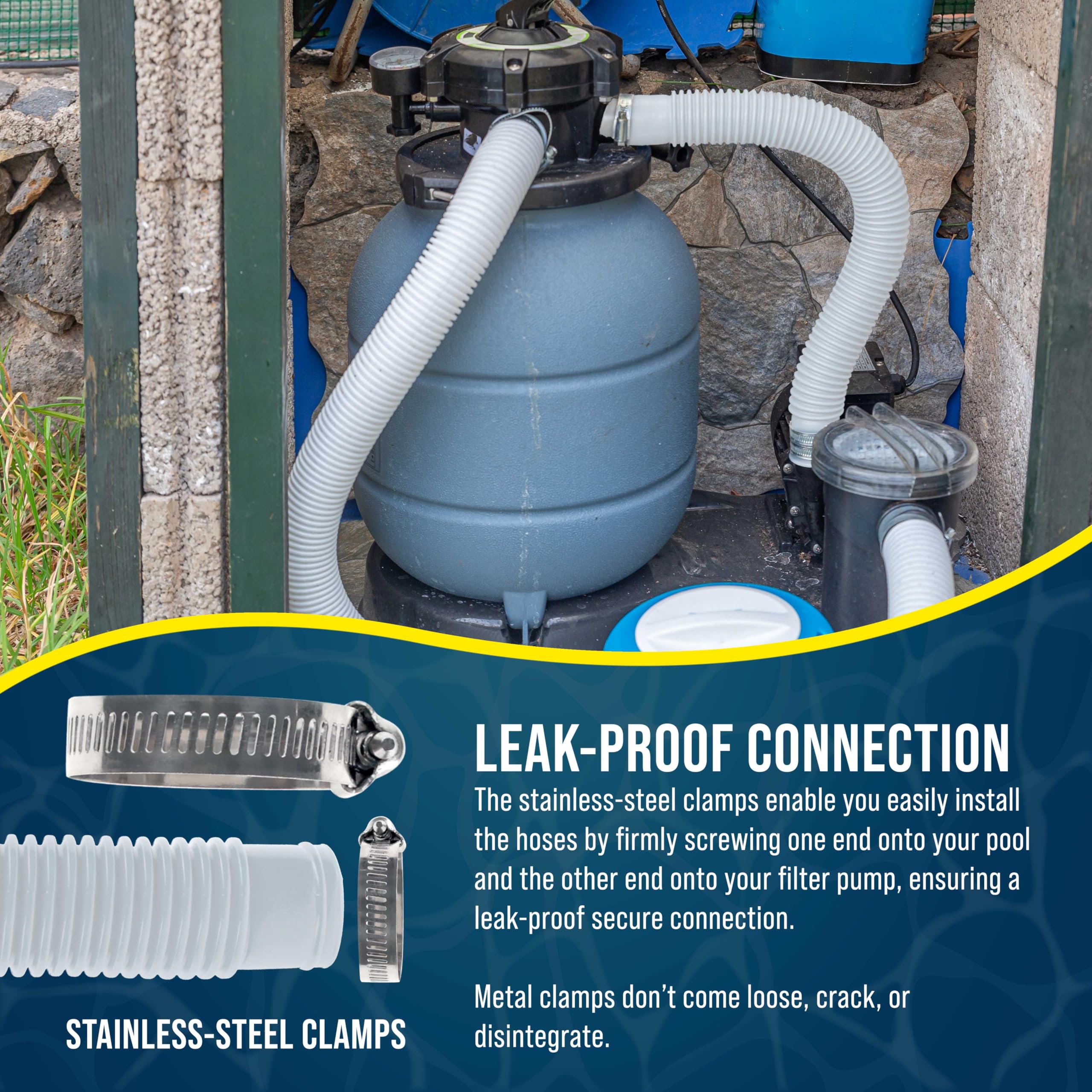 U.S. Pool Supply pool hose installation example
