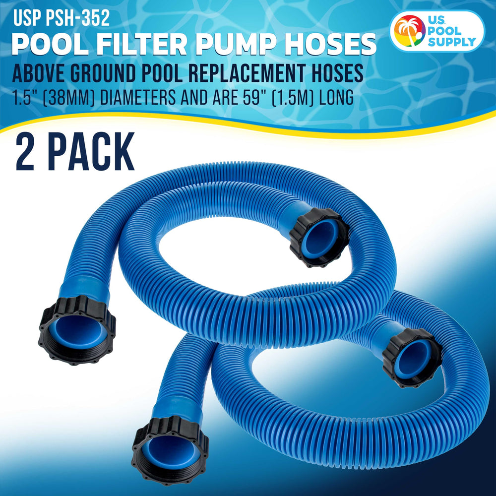U.S. Pool Supply Pool Hose packaging with two hoses inside