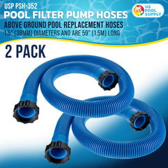 U.S. Pool Supply Pool Hose packaging with two hoses inside