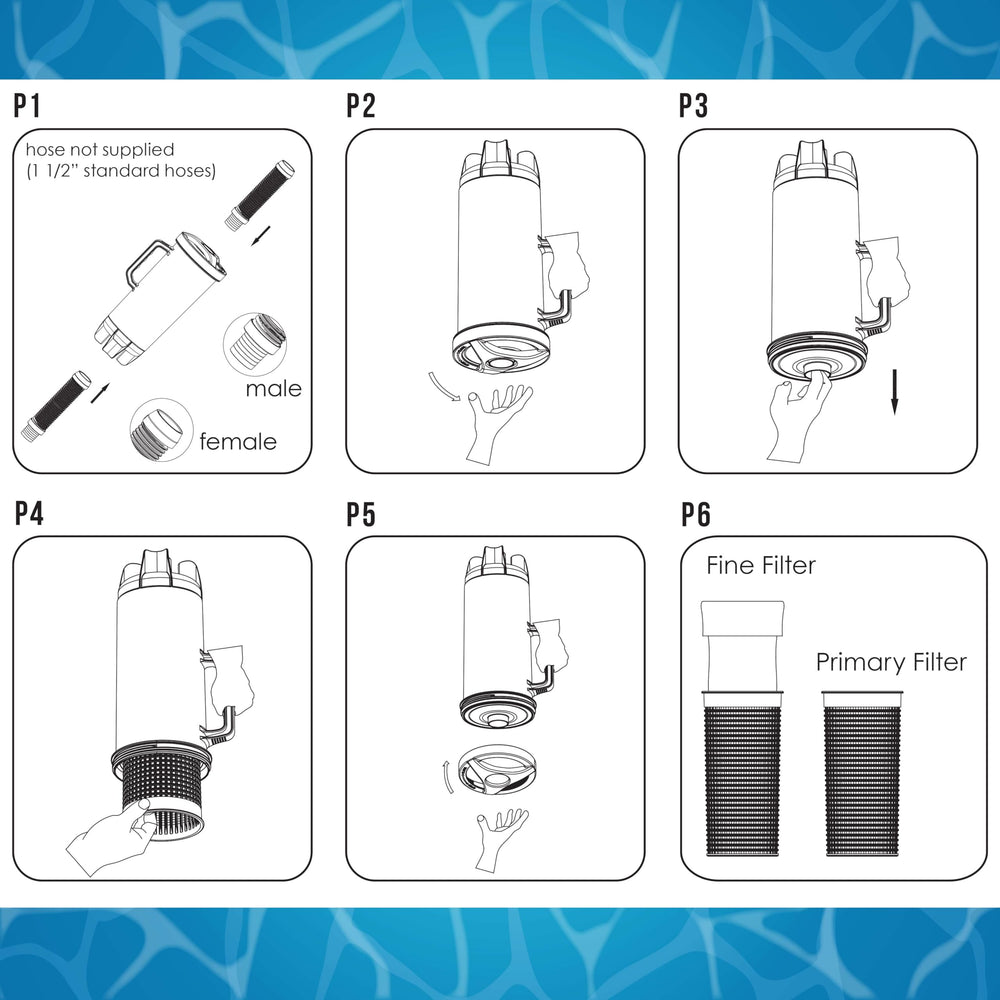 U.S. Pool Supply Pool Leaf Catcher packaging with specifications