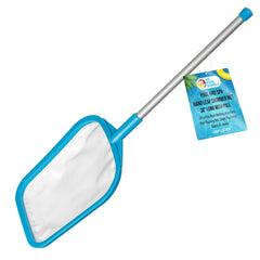 U.S. Pool Supply Pool Skimmer Net with 30" handle, teal blue