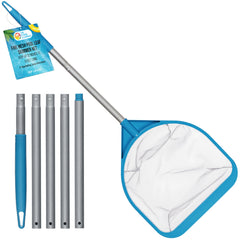 U.S. Pool Supply Pool Skimmer Net with adjustable pole and fine mesh