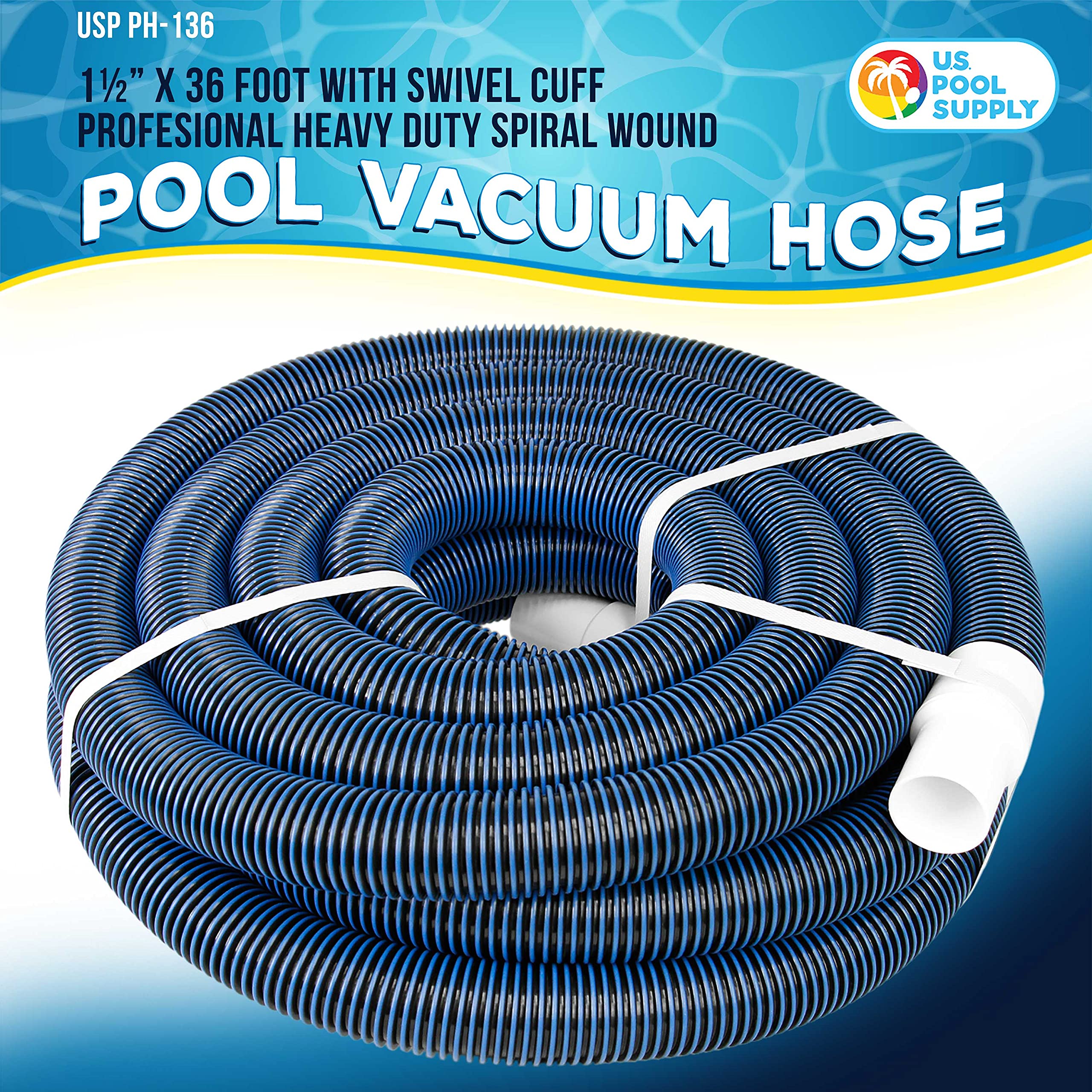 U.S. Pool Supply Pool Vacuum Hose swivel cuff detail