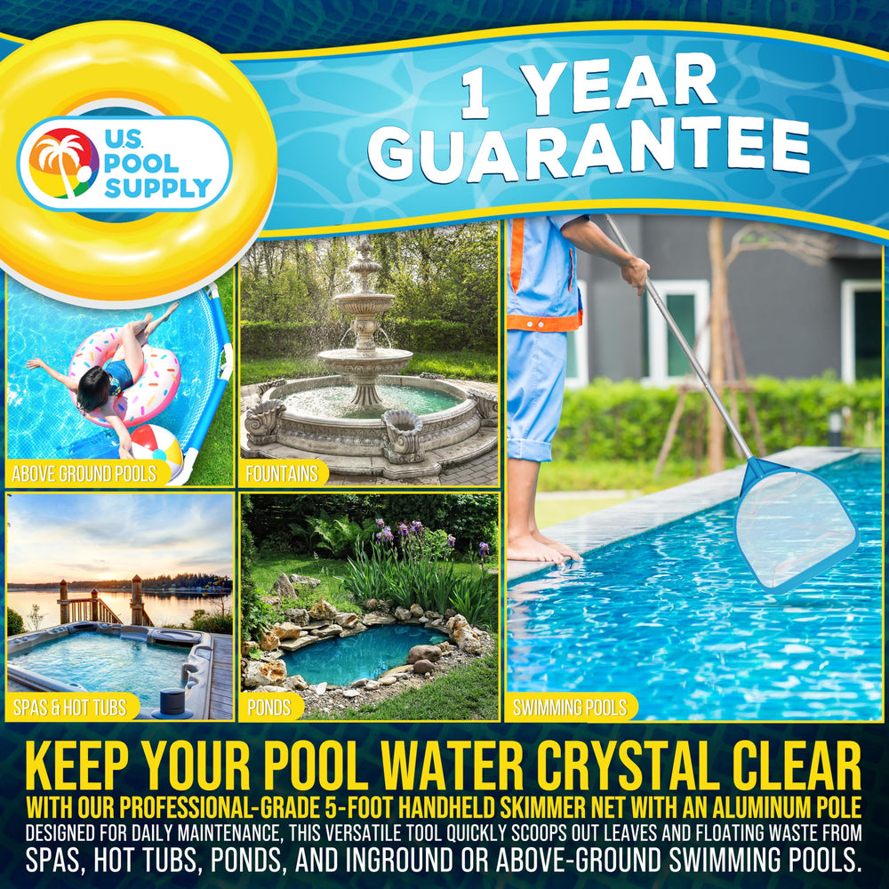 U.S. Pool Supply skimmer net packaging with product details