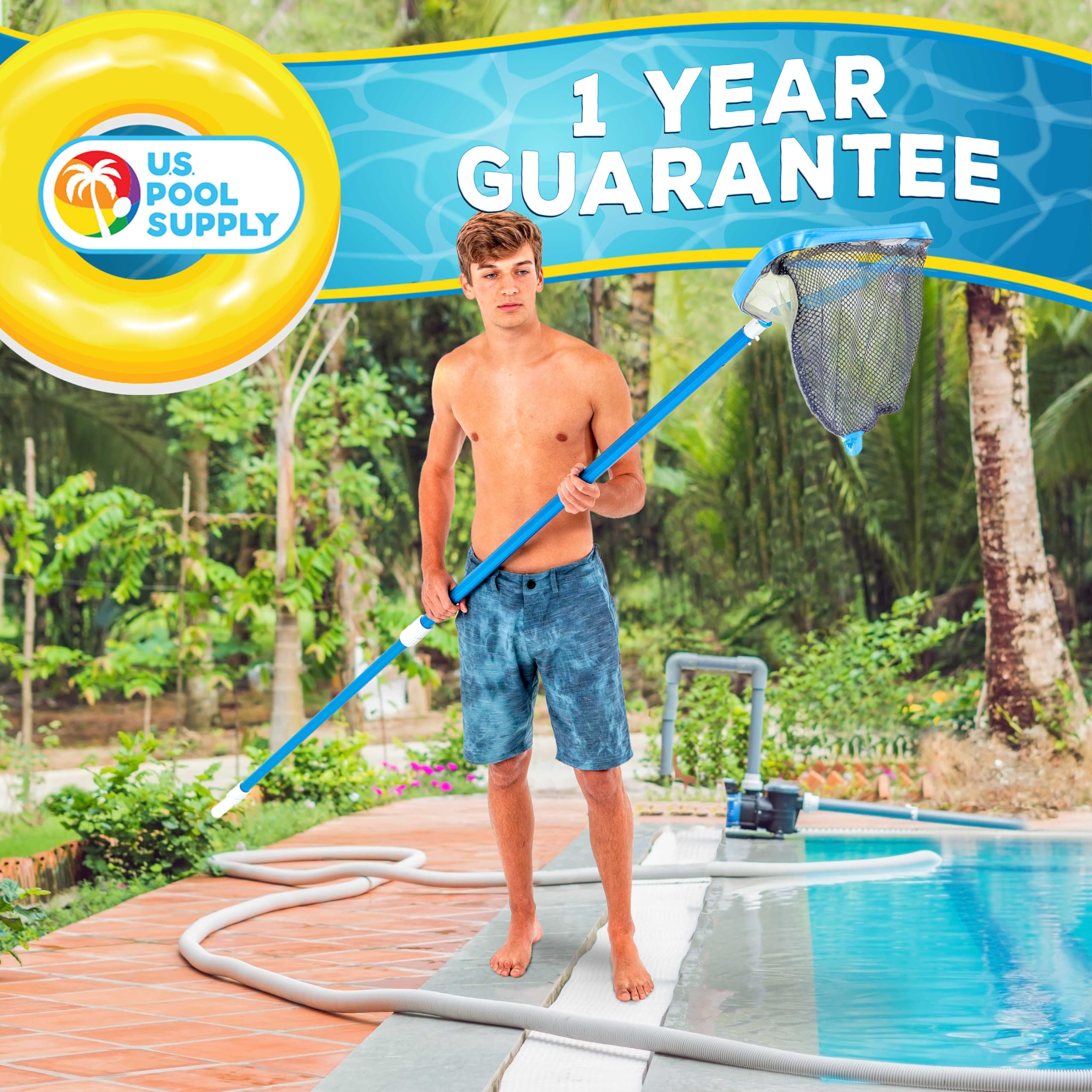 U.S. Pool Supply skimmer net turquoise color