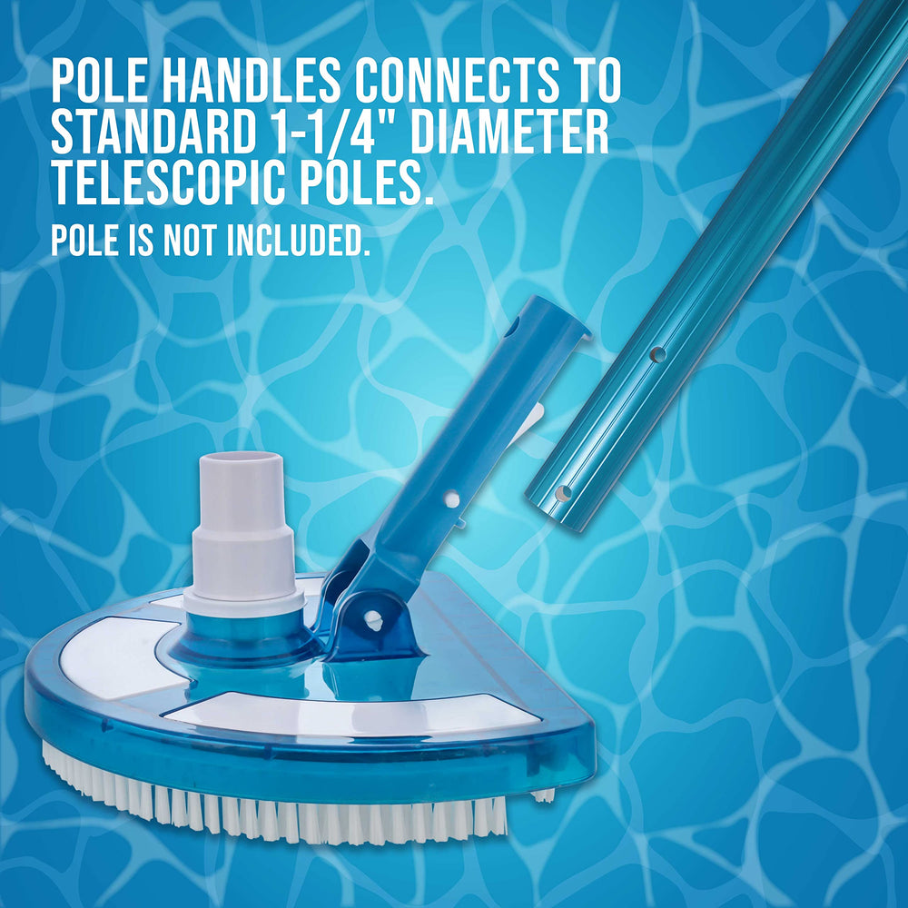 U.S. Pool Supply Weighted Pool Vacuum Head with standard vacuum hose connection