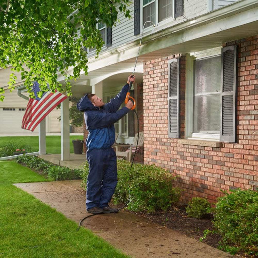 U-shaped design of STYDDI Gutter Cleaner Attachment