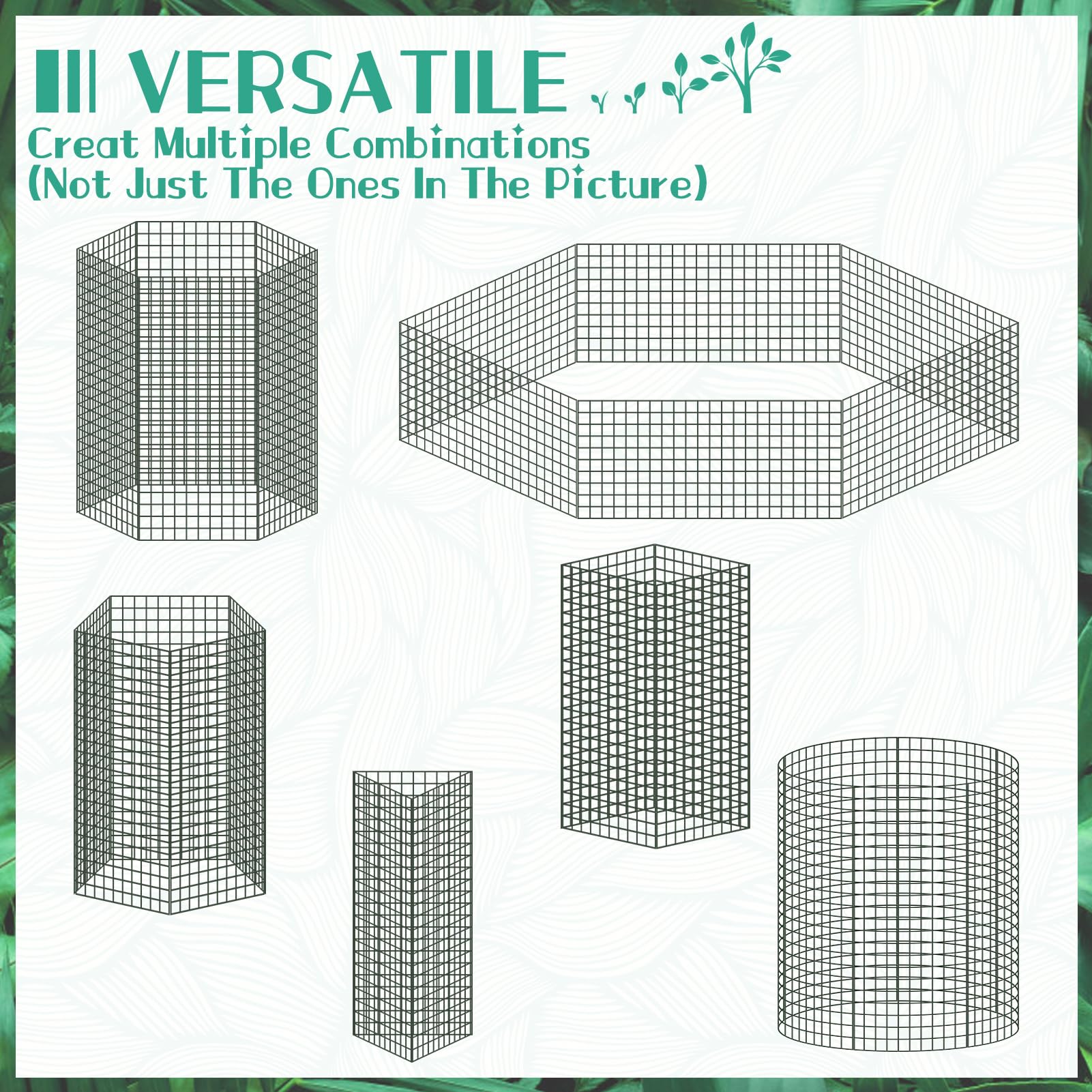 U-shaped garden stakes included with UJG plant protectors