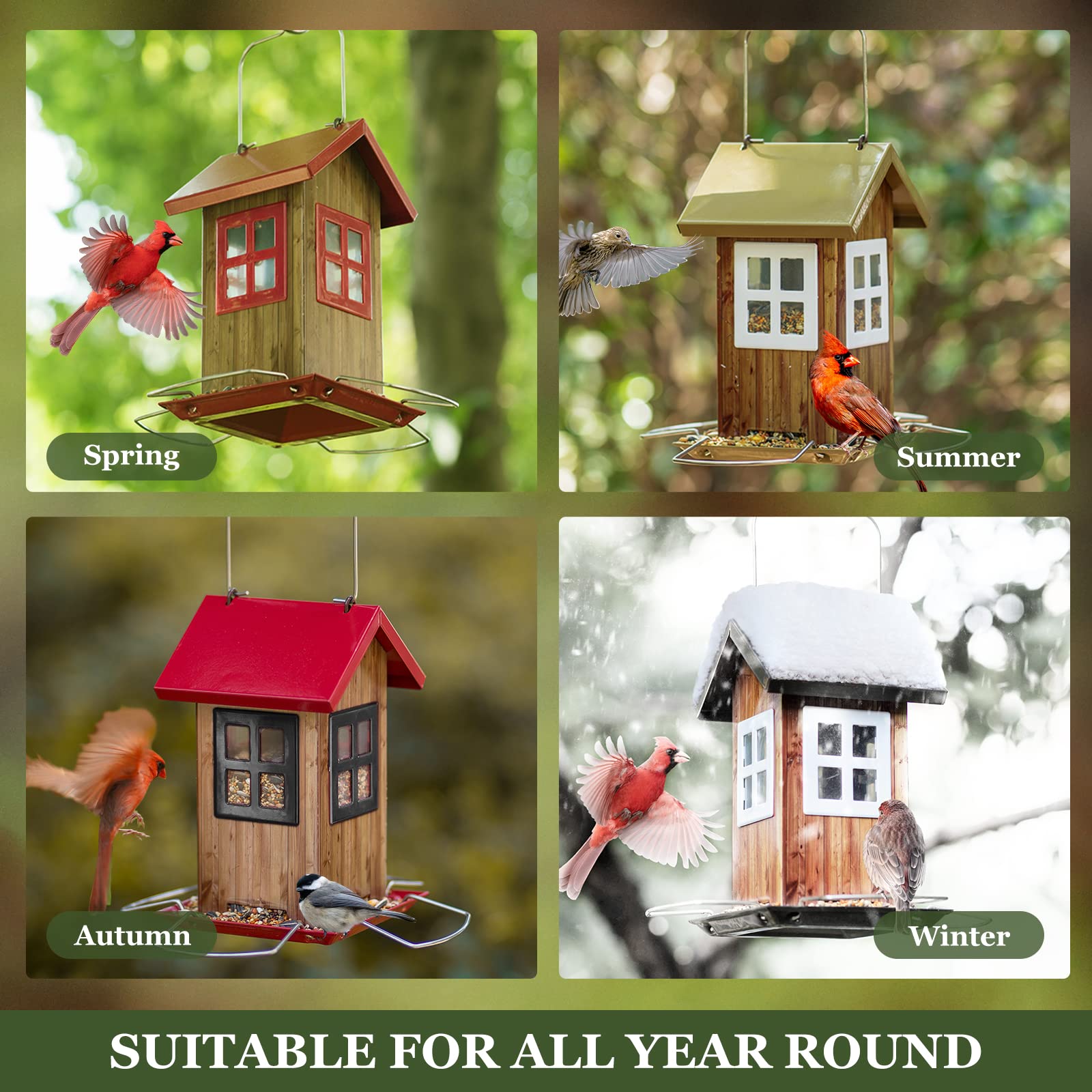 U-shaped perch on Kingsyard bird feeder