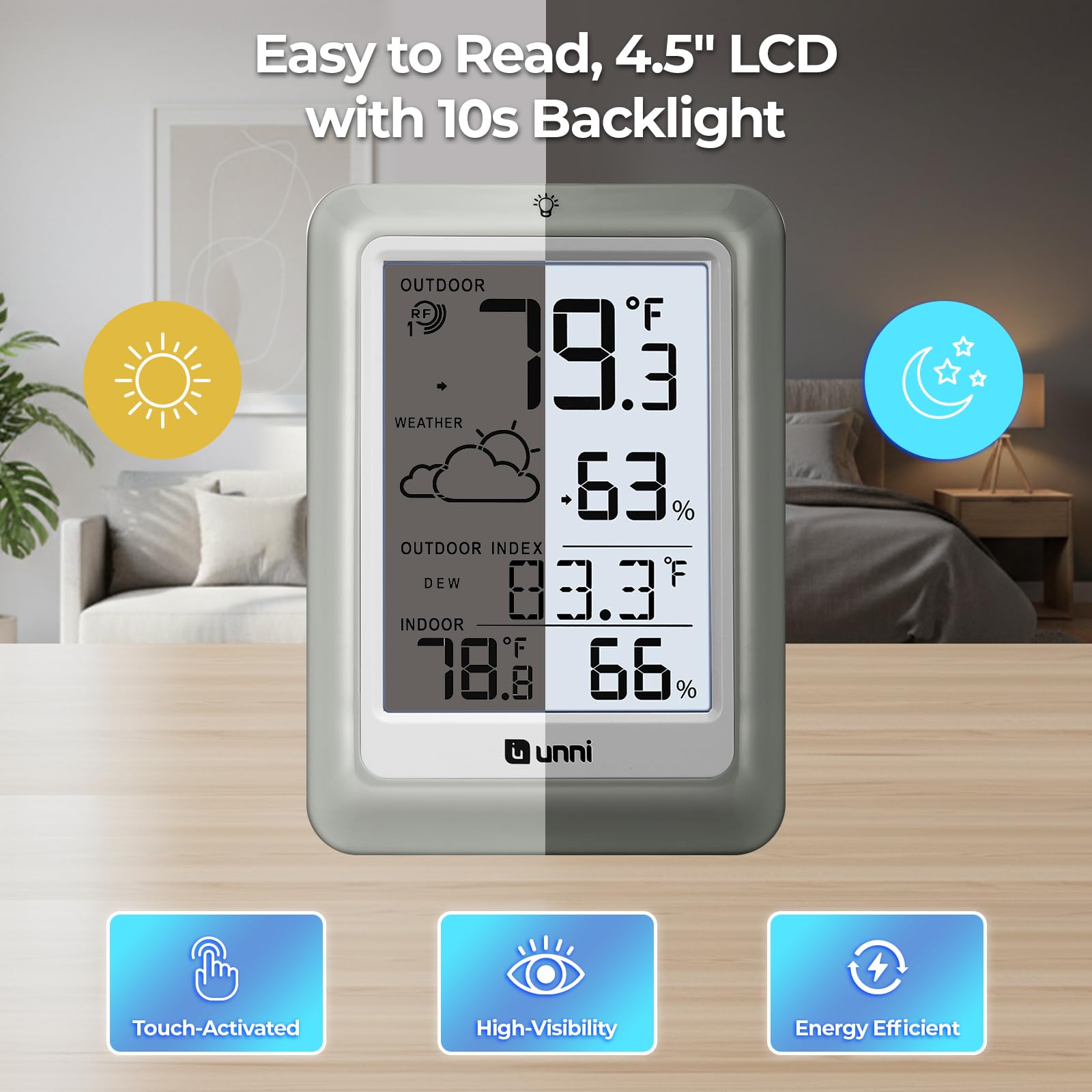 U UNNI weather station packaging and accessories