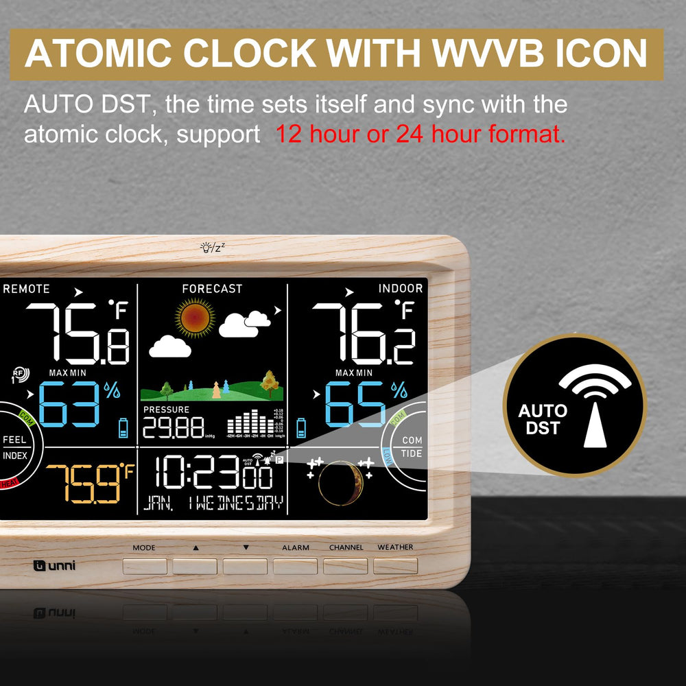 U UNNI Weather Station power adapter included