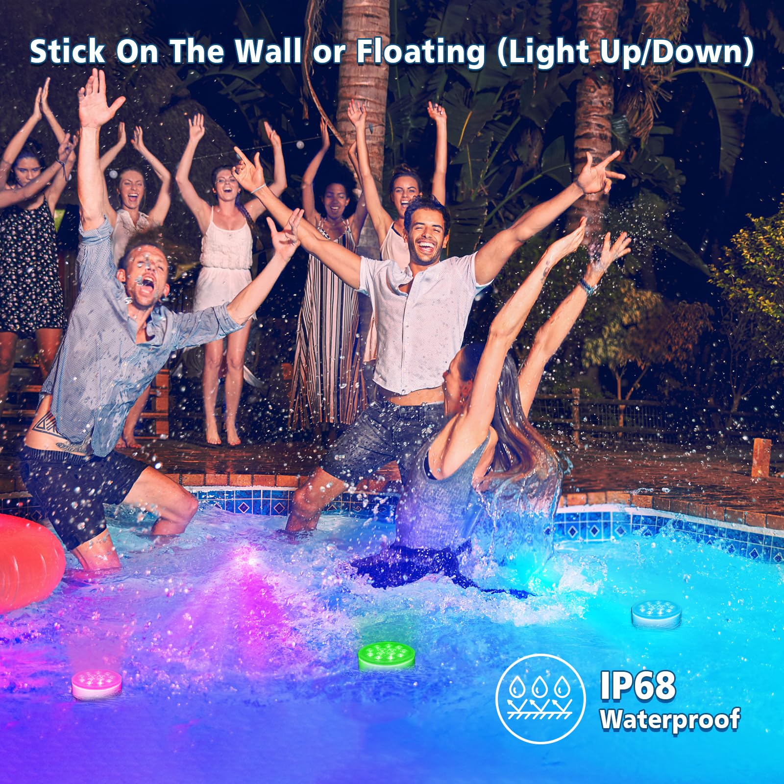 U UZOPI LED lights displayed in a decorative vase