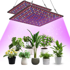 Uallhome LED Grow Light Panel full spectrum view