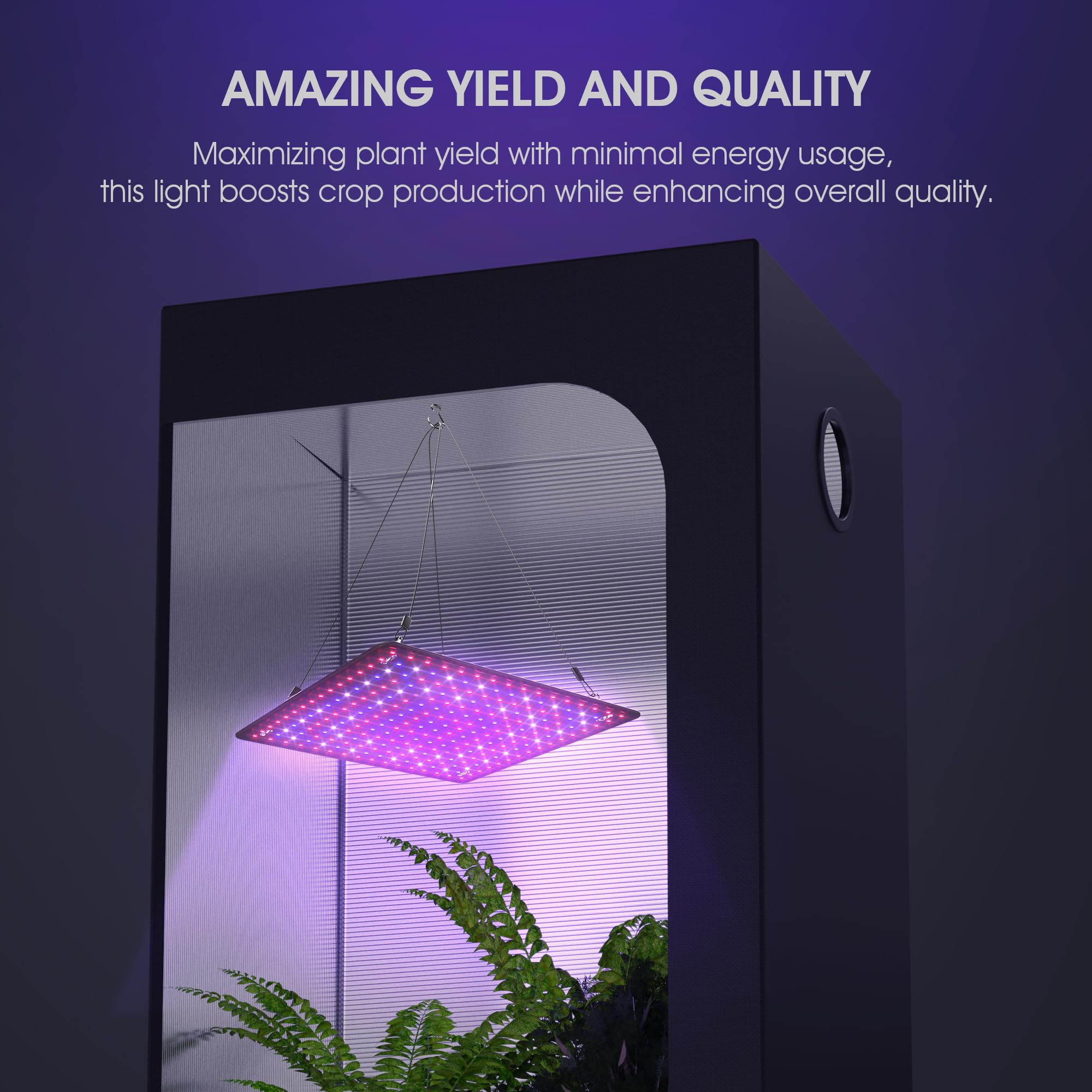 Uallhome LED Grow Light Panel user manual and accessories