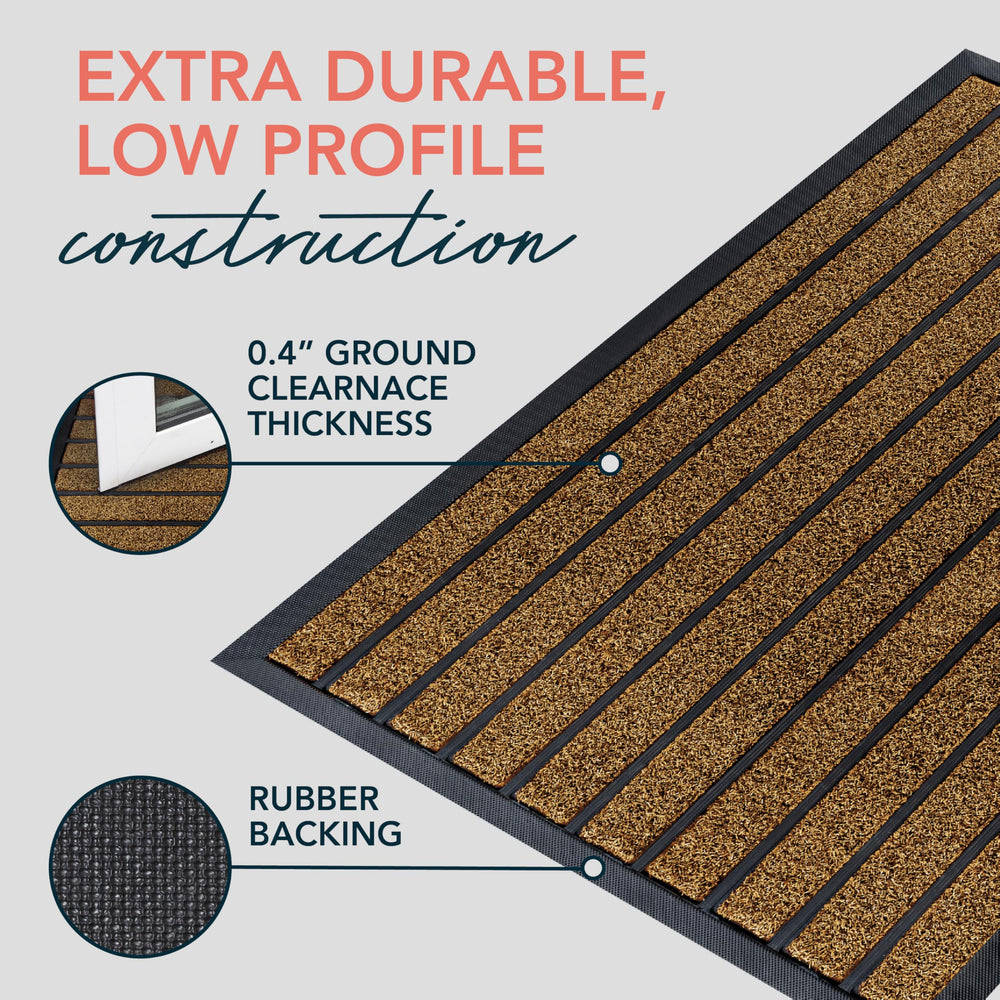 ubdyo Extra Durable Door Mat close-up of rubber backing