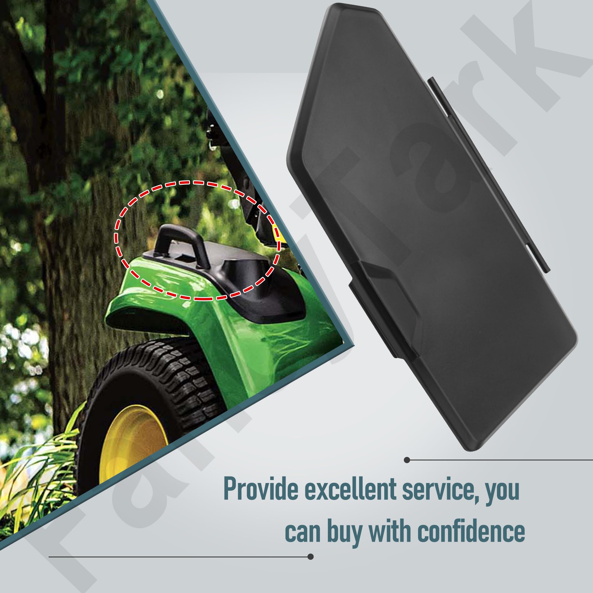 UC32256 mower cover dimensions