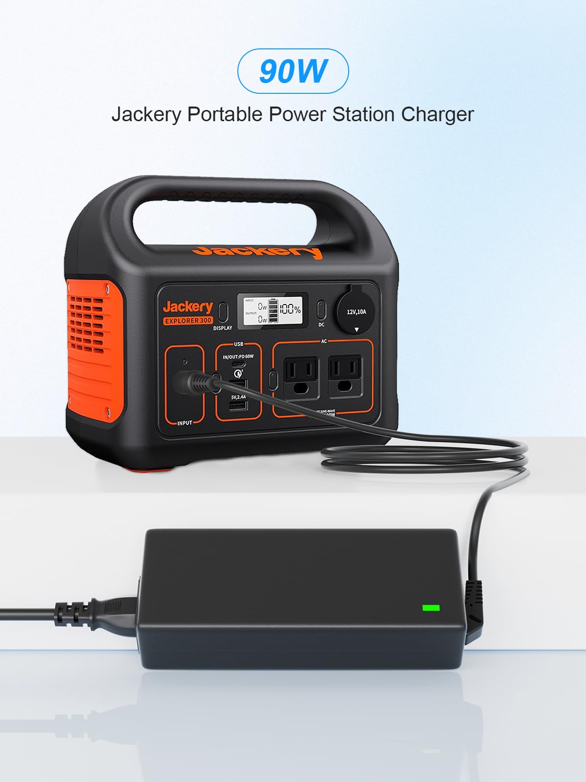 UCANUUP 24V 90W Charger packaging with product details