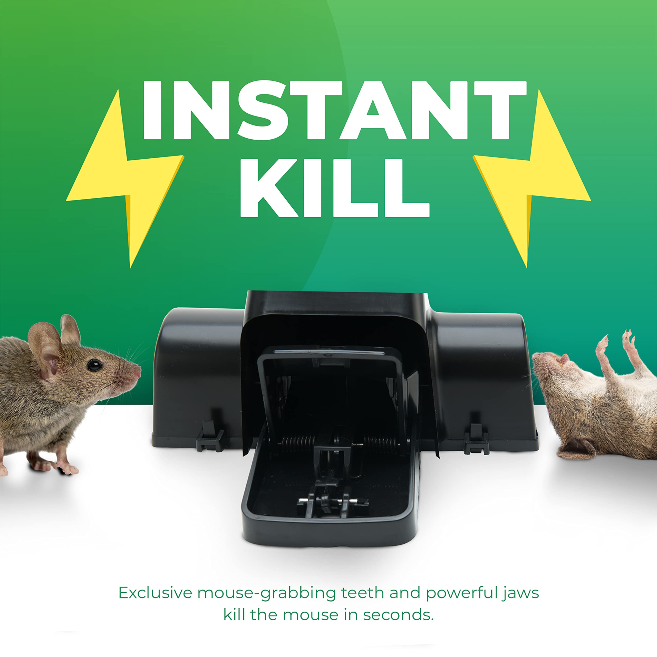UCatch rat trap set in a garden setting