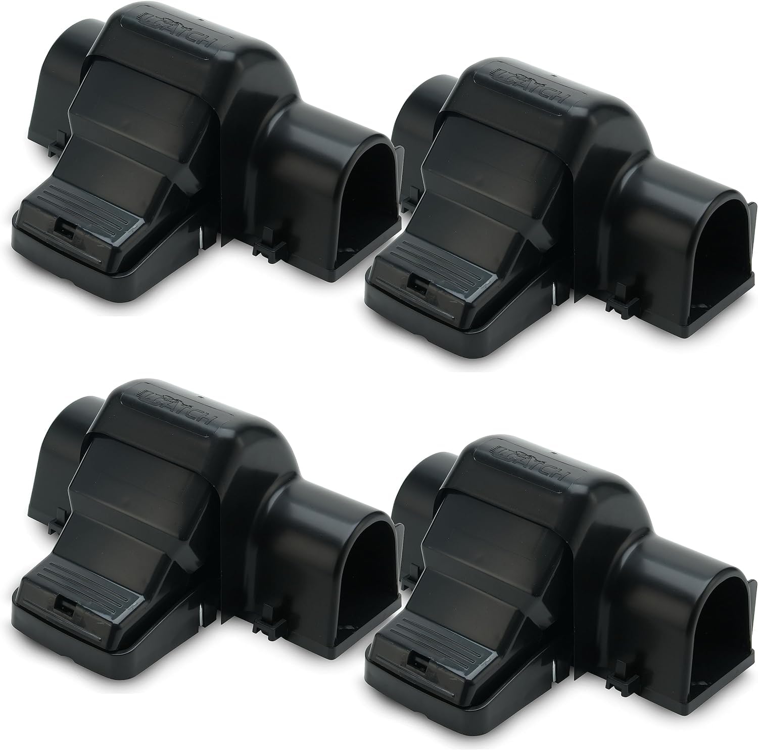 UCatch rat traps indoor and outdoor pack of 4 in black