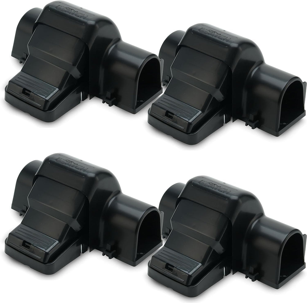 UCatch rat traps indoor and outdoor pack of 4 in black