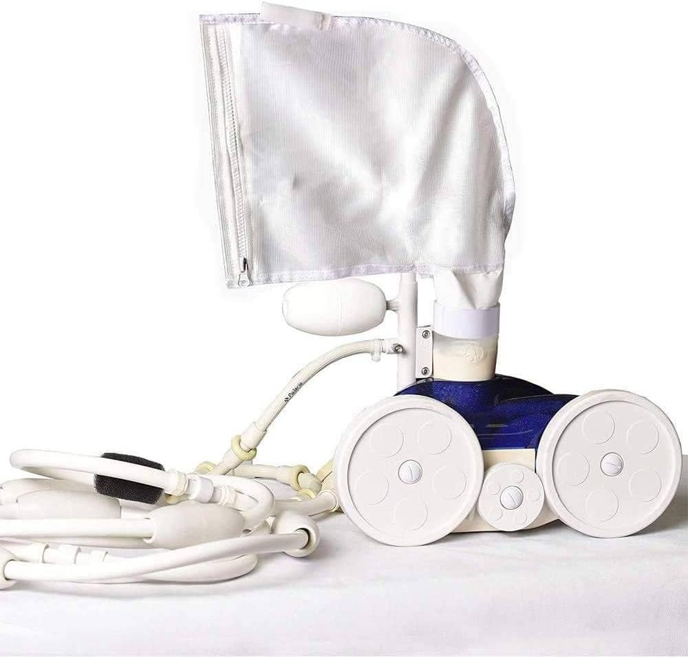 UCEDER Nylon Mesh Pool Cleaner Bags in use