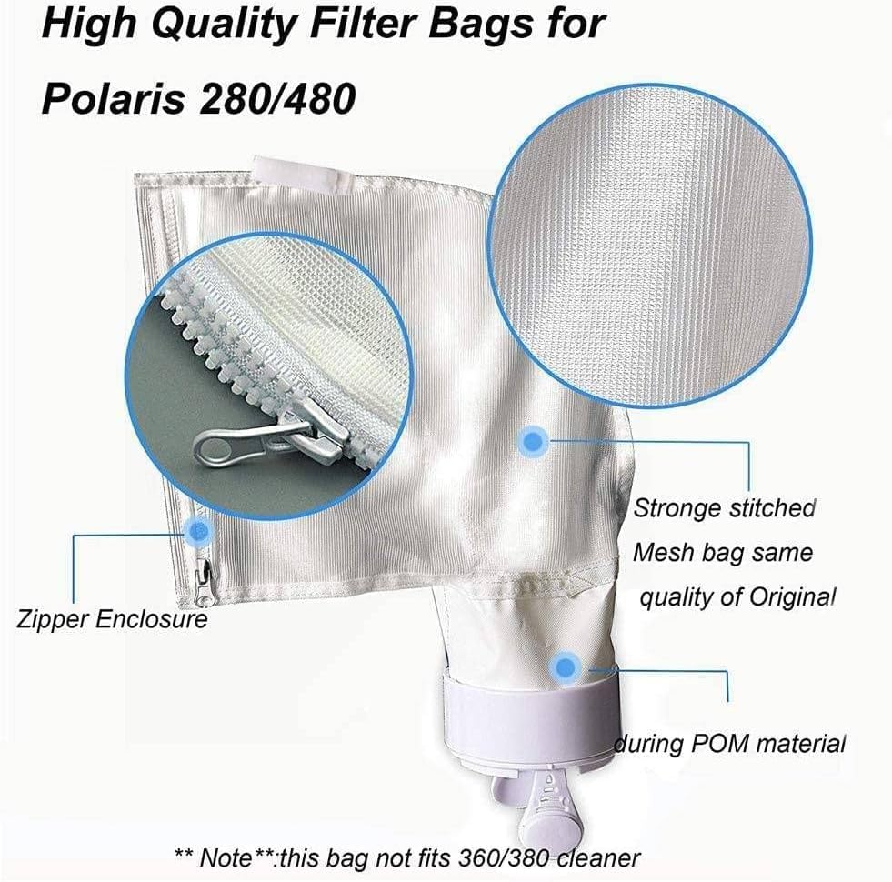 UCEDER Pool Cleaner Bags 4 pack side view