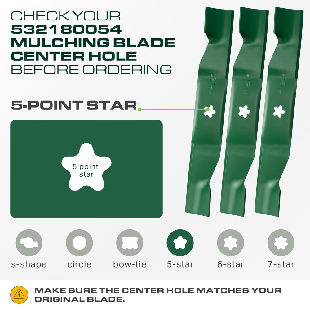 UDC Parts 48 Inch Lawn Mower Blades specifications close-up