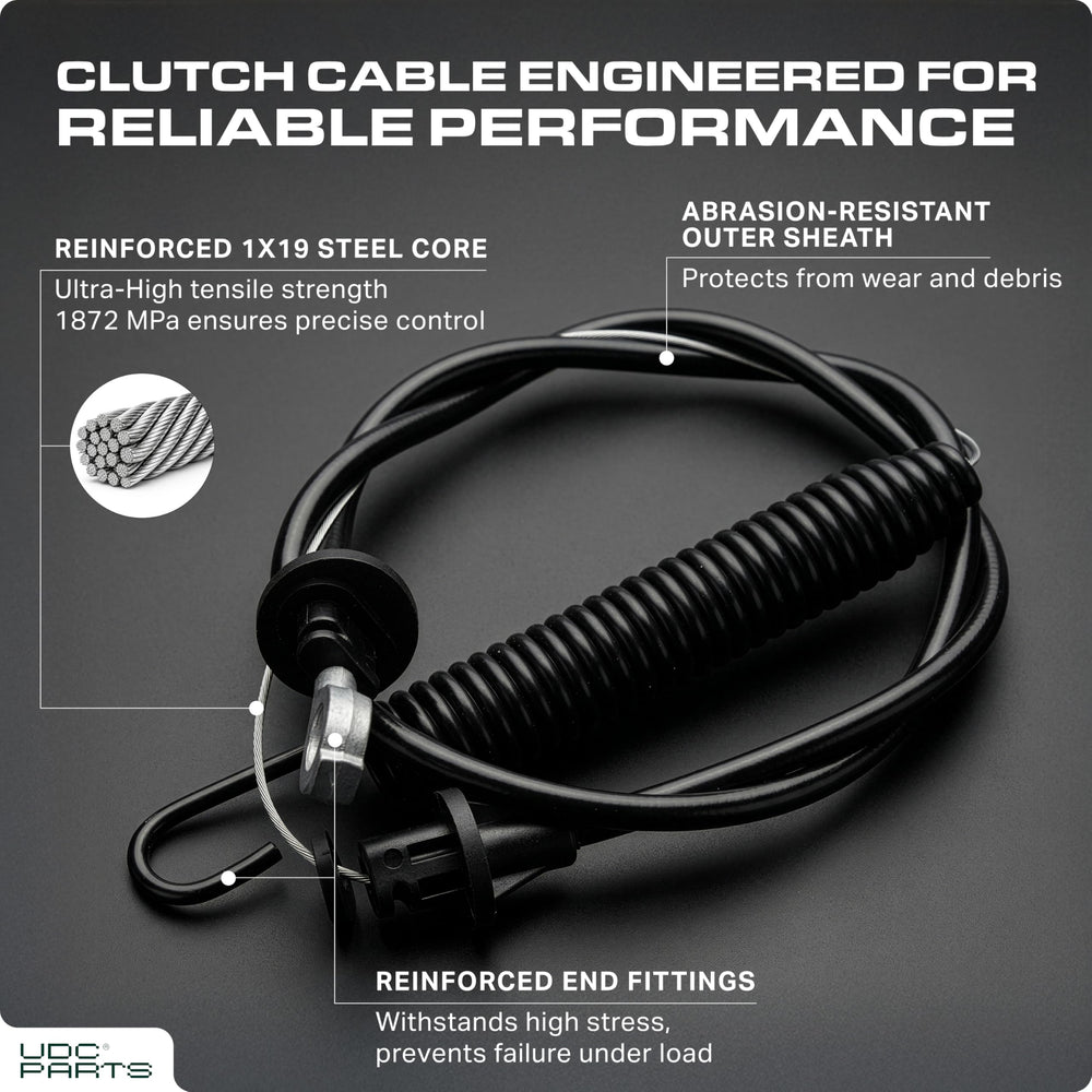 UDC Parts Clutch Cable compatible models list