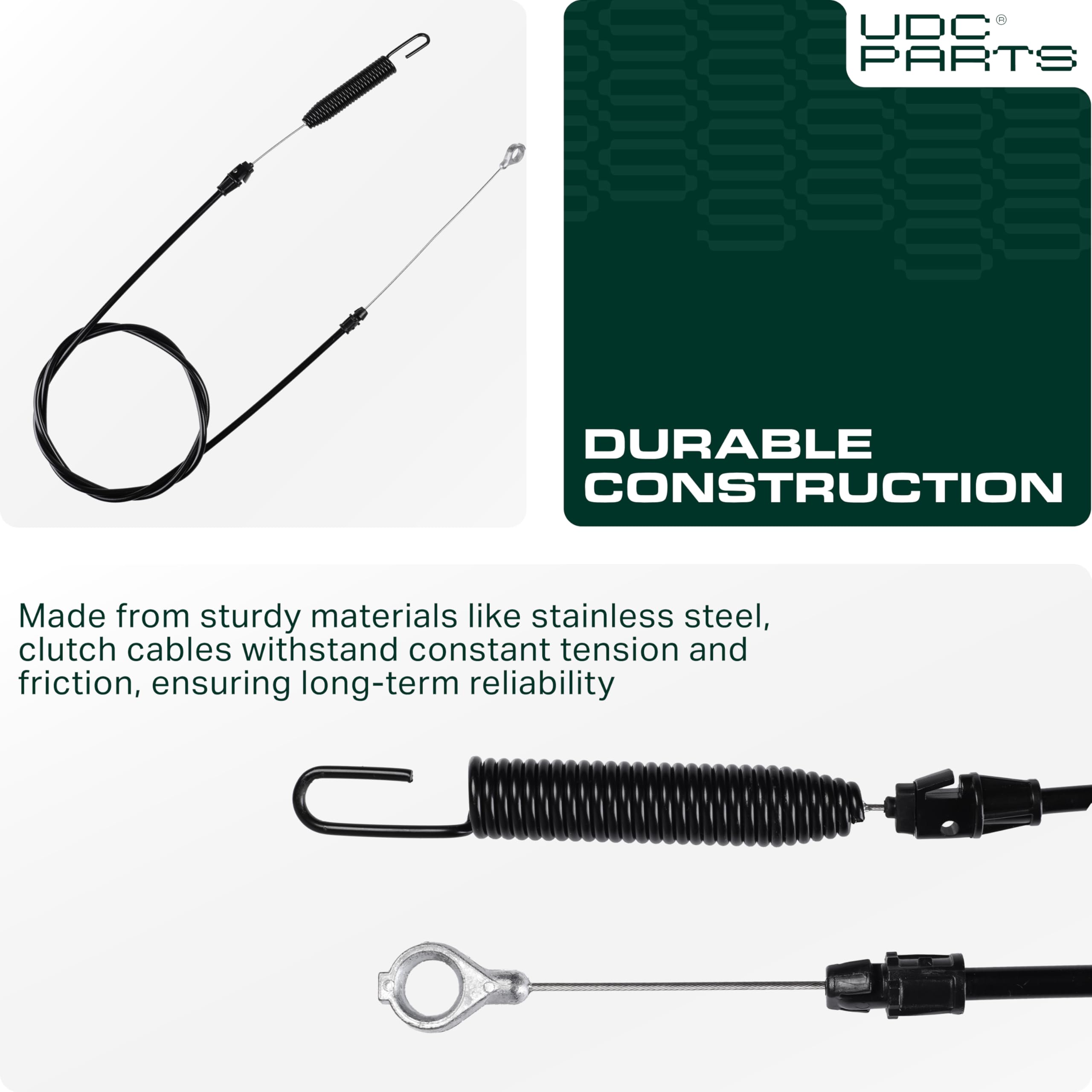 UDC Parts Clutch Cable Replacement in garden setting