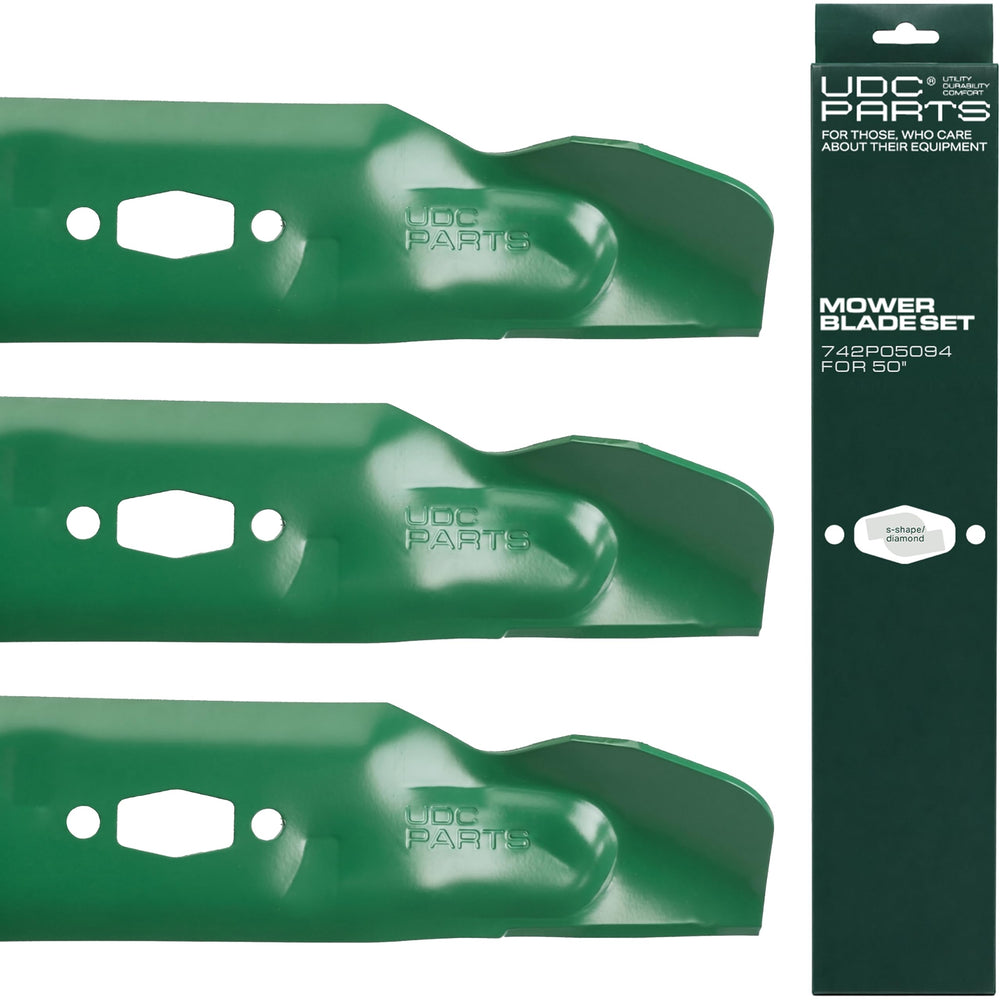 UDC Parts Cub Cadet 50 inch mower blades pack of 3
