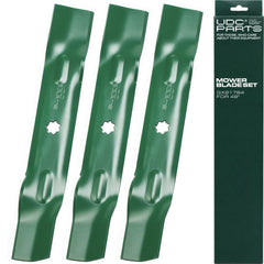 UDC Parts GY20852 mower blade front view with green finish