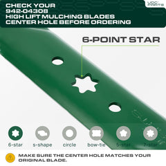 UDC Parts High Lift Mulching Mower Blades packaging
