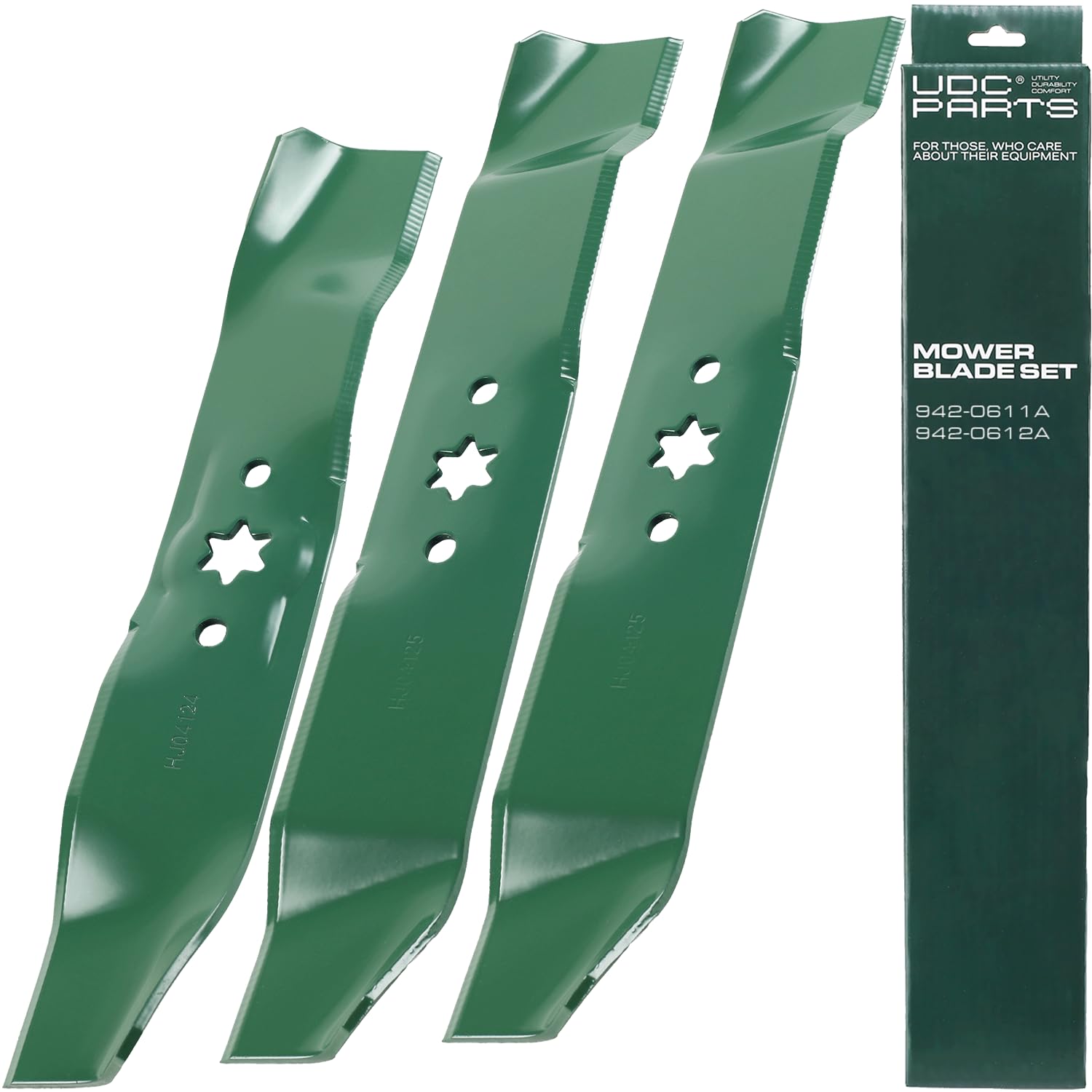 UDC Parts mulching blades for Cub Cadet 46 inch mower - outer blades