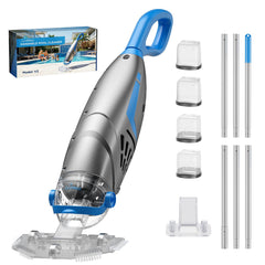 UIRWAY Cordless Pool Vacuum front view with detachable pole