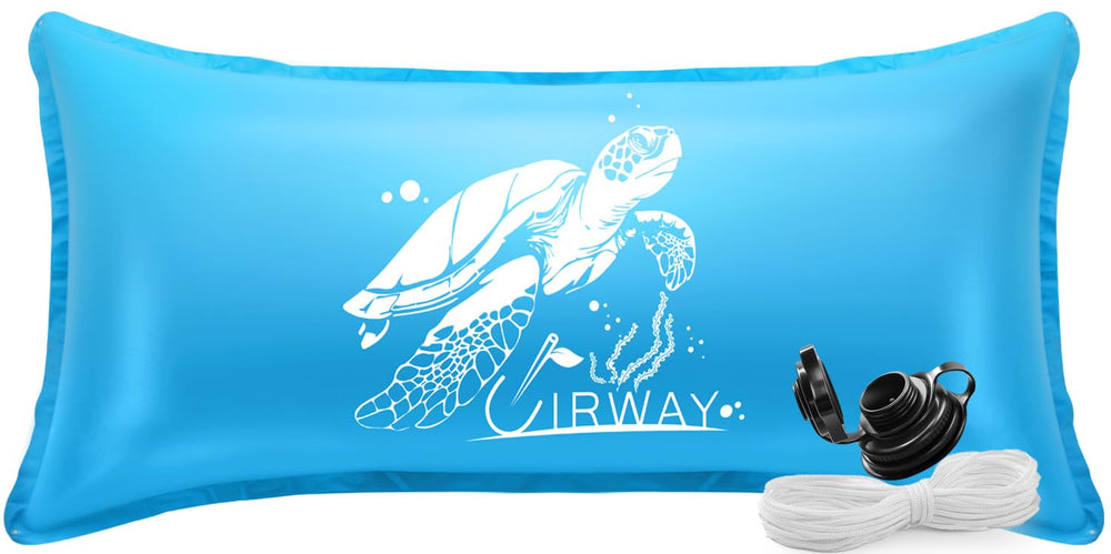UIRWAY Pool Pillows 4 x 15ft blue air pillow for above ground pools